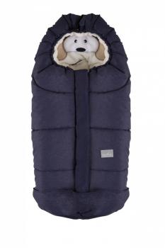 Nuvita Ovetto Cuccioli sac de iarna 80 cm - Dog Melange Blue / Beige - 9205