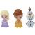 Set 3 Mini Figurine Elsa Anna si Olaf Whisper and Glow Frozen 2