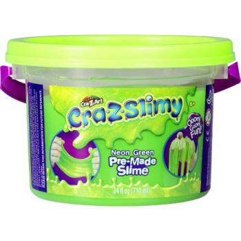 Galetusa cu Slime Neon Cra-Z-Slimy Verde Neon