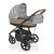 Espiro Next Manhattan carucior multifunctional 3 in 1 (cu cadru negru) - 207 Chicago Gray 2019