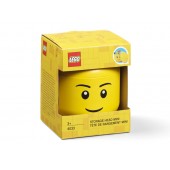 Mini cutie depozitare cap minifigurina lego baiat