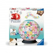 Puzzle 3d squishmallows 72 piese