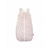 Sac de dormit copii, loving bear pink, din bumbac 130 cm, 1 tog