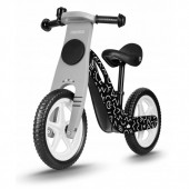 Bicicleta fara pedale din lemn cu roti din spuma eva ricokids rc-615 - negru