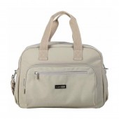 Geanta pentru scutece, freeon, style, impermbeabila, cu multiple buzunare, dimensiune compacta, 39x32x18 cm, grey/beige