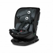 Scaun auto, Lionelo, Bastiaan RWF i-Size, Pozitie de somn, Protectie laterala, Rotire 360 grade, 0-36 Kg, Cu Isofix si Centura Top Tether, Conform cu standardul european de securitate ECE R129, Gri