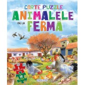 Carte cu 6 puzzle-uri - Animalele de la ferma