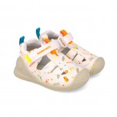 Sandale primii pasi pentru copii biomecanics 252179, alb (marime: 21(128-134 mm))