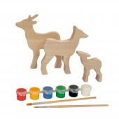 Joc creativ de pictat familia de caprioare, egmont toys