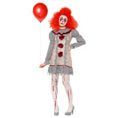 Costum clown vintage dama - m   marimea m