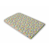 Cearceaf “mozaic”, kidsdecor, cu elastic, din bumbac - 60x107 cm