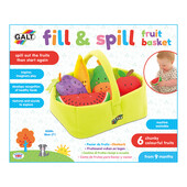 Cos cu fructe pentru bebelusi, fill and spill, galt 1005410
